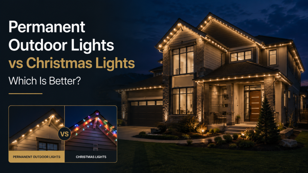 Permanent outdoor lighting